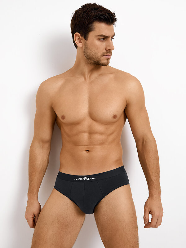 Omsa Трусы 574570 OmB 1224-1 Слипы муж. с откр. резинкой, CO Nero (Черный)