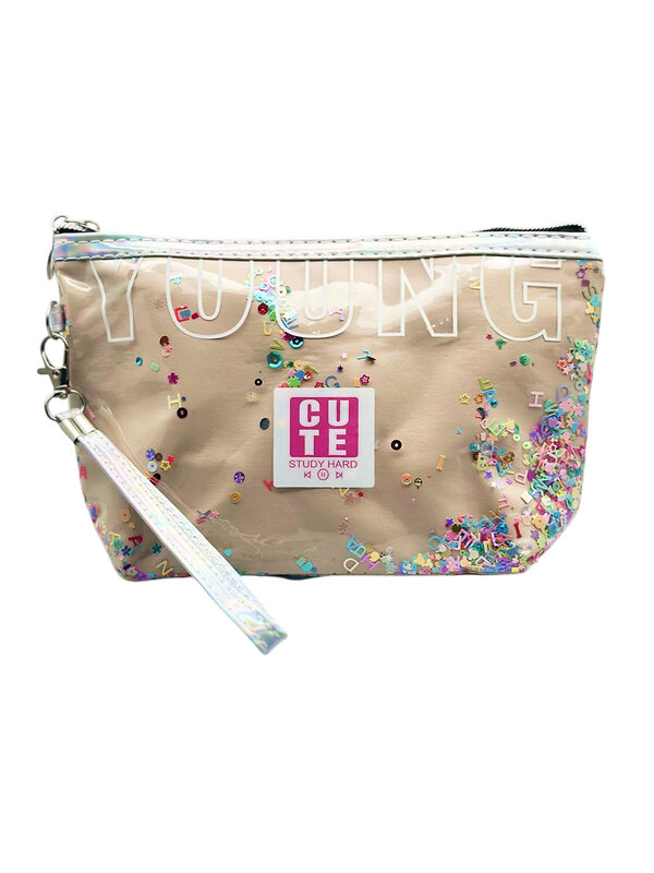 Sunflower Косметичка женская с пайетками Young 11653 28, бежевый 574573 22426 