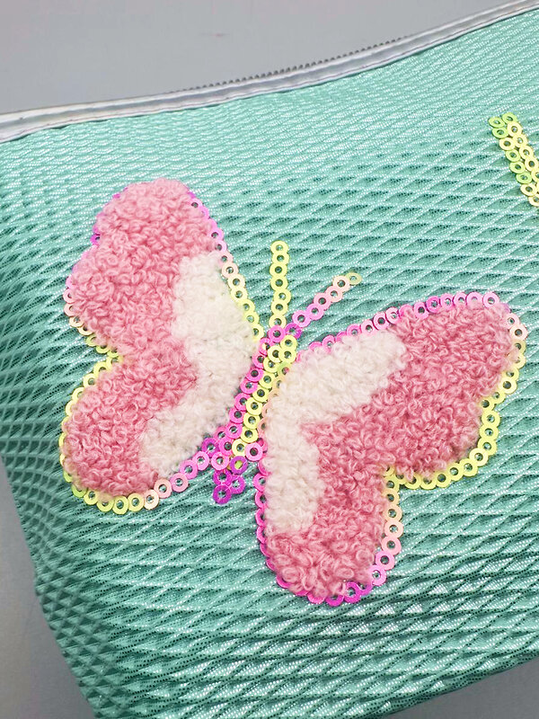 Sunflower Косметичка женская лодочка с пайетками Love 11653-8, мятный 574586 21005 