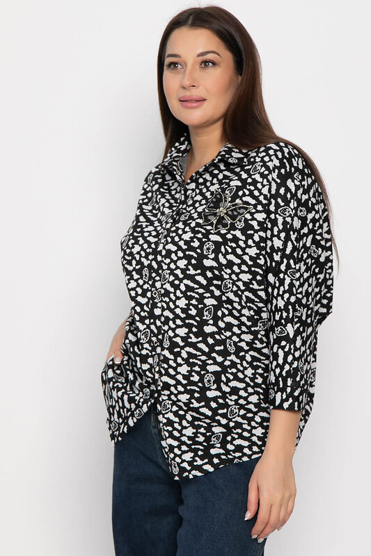 LT Collection Рубашка 574602 Б14984-4М черный