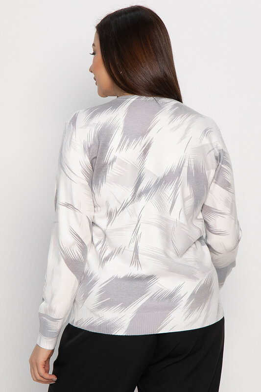 LT Collection Лонгслив 574613 Б14957-18М серо-белый