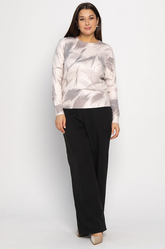 LT Collection Лонгслив 574614 Б14958-18М серо-бежевый