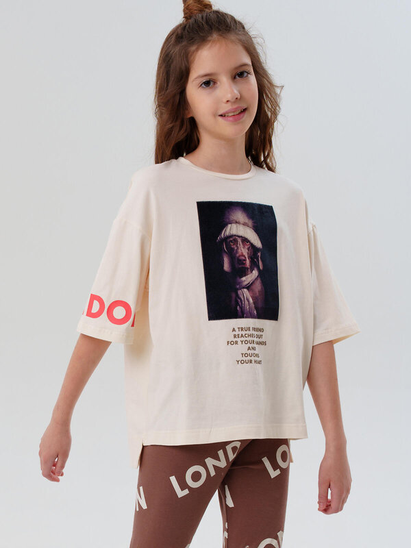 PLAYTODAY Фуфайка 574639 32521467 молочный