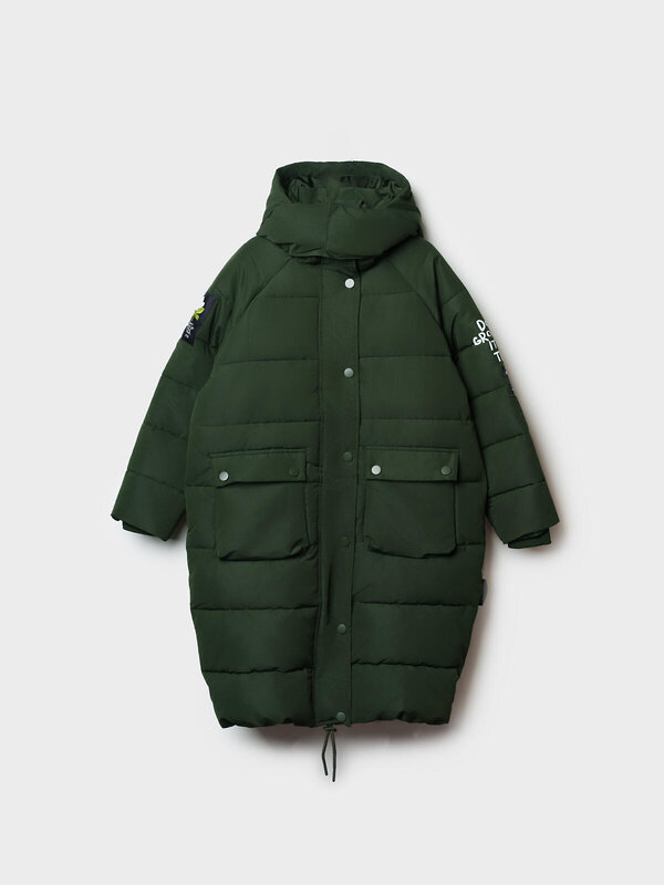 PLAYTODAY Пальто 574647 32521175 темно-зеленый