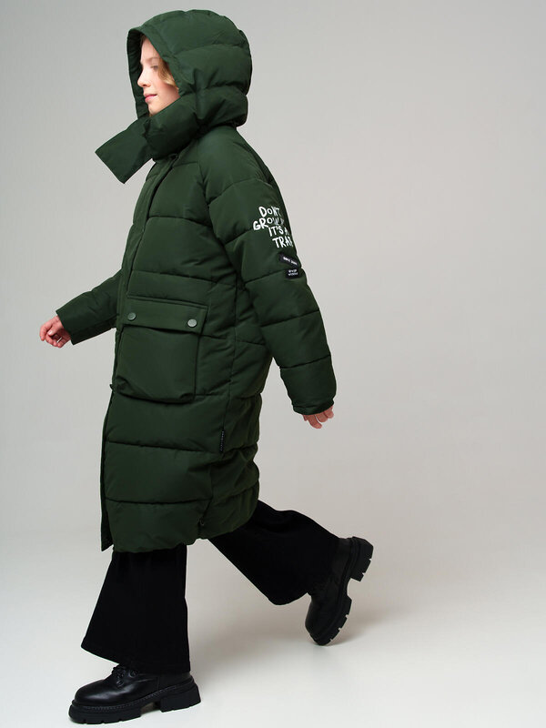PLAYTODAY Пальто 574647 32521175 темно-зеленый