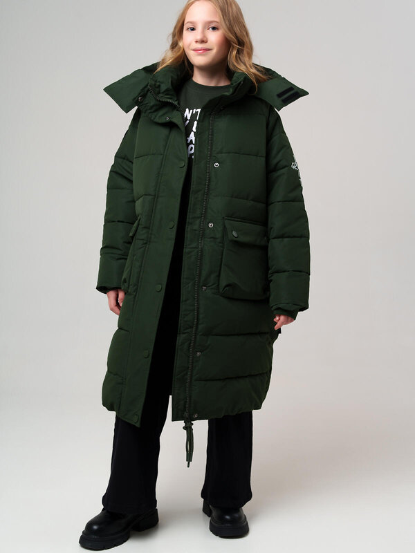 PLAYTODAY Пальто 574647 32521175 темно-зеленый