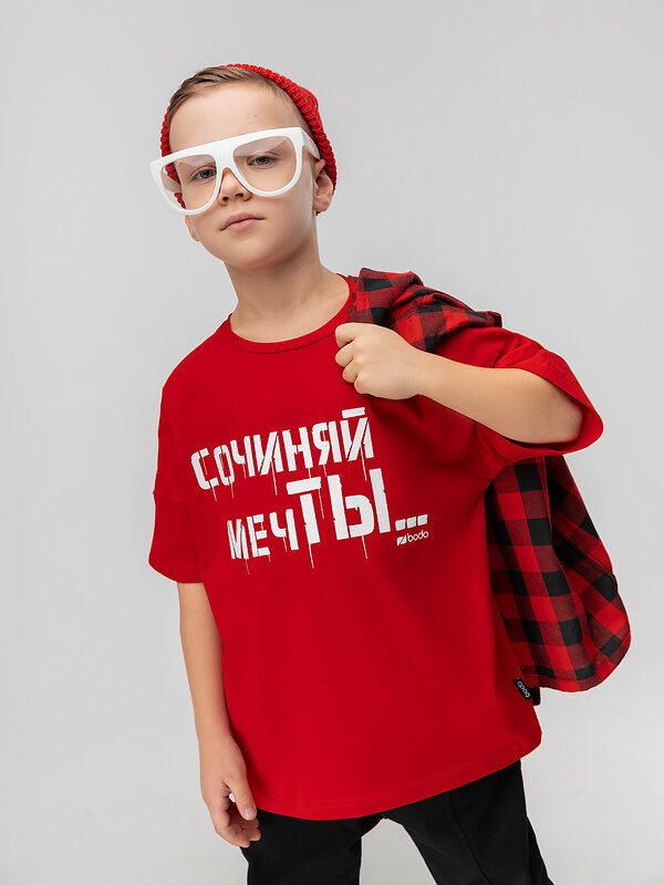 Bodo Футболка 574667 4-387MU красный