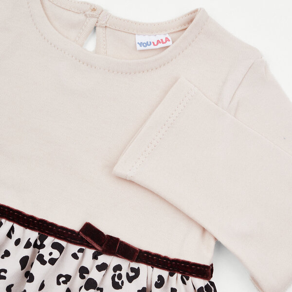 YOULALA Платье 574688 2094200103 бежевый