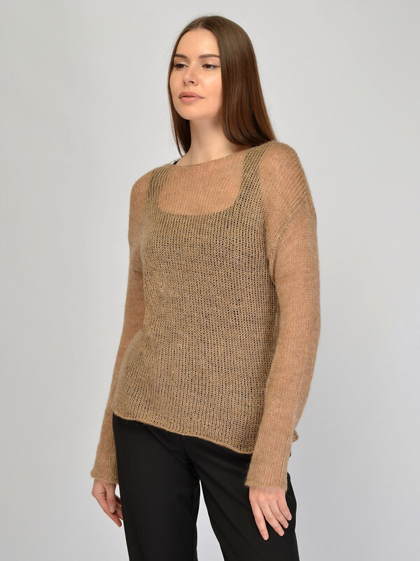 VISERDI Джемпер 574705 10460-коф 1451550 кофейный