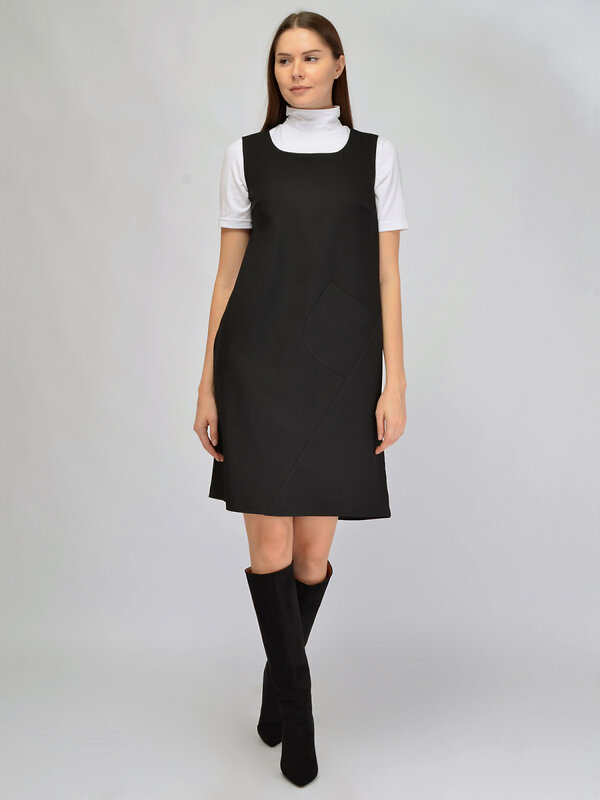 VISERDI Платье 574707 10406-чер 4541130 черный