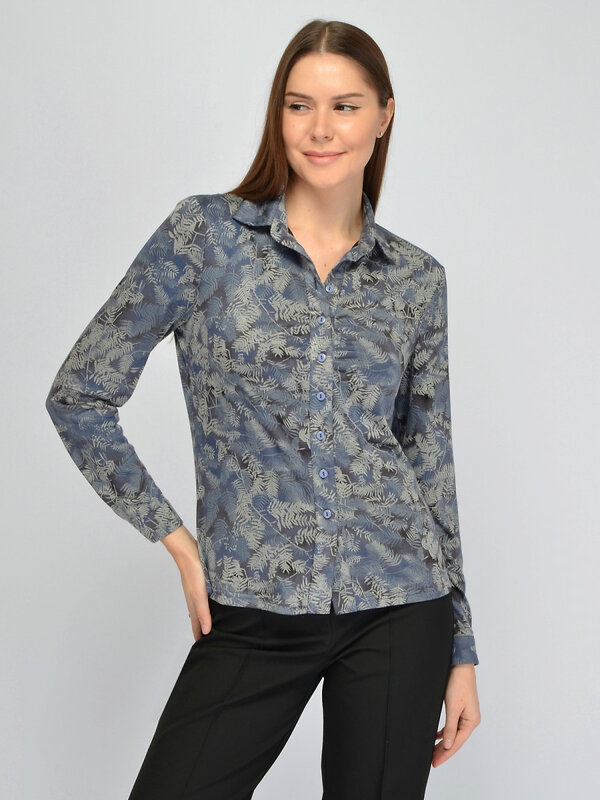 VISERDI Блузка 574714 1623-лст 1451020 серый