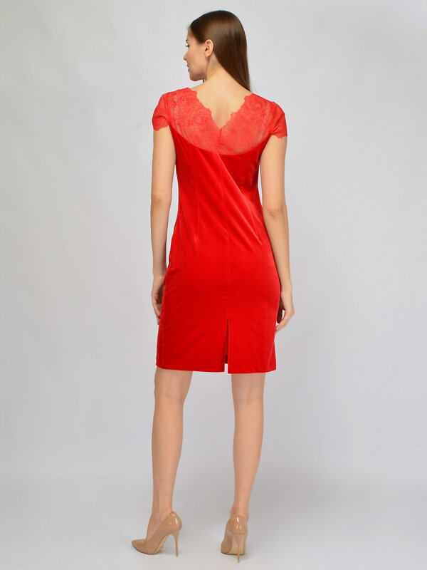 VISERDI Платье 574716 20388-крс 3351285 красный