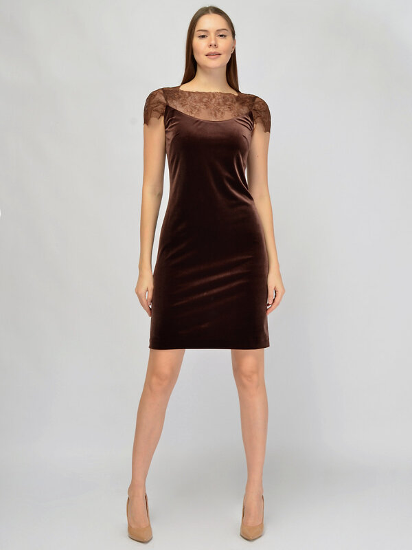 VISERDI Платье 574717 20388-кор 3351285 коричневый