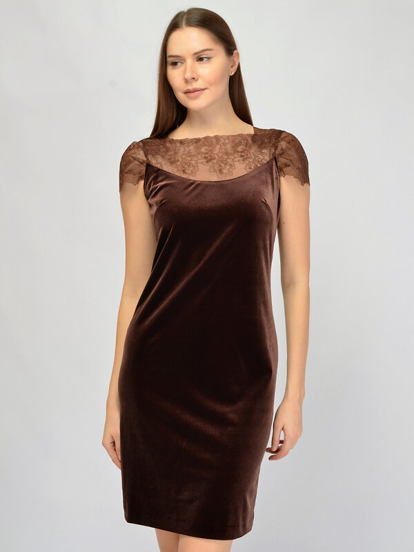 VISERDI Платье 574717 20388-кор 3351285 коричневый