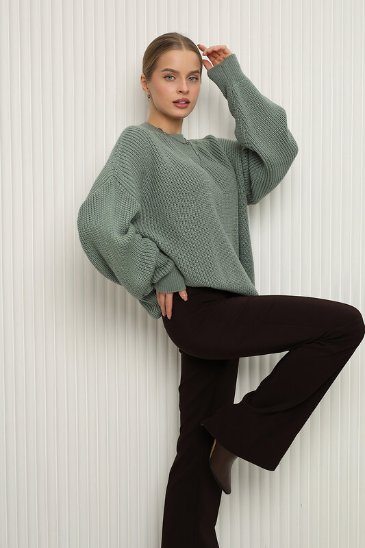 Натали Джемпер 574718 84505 олива