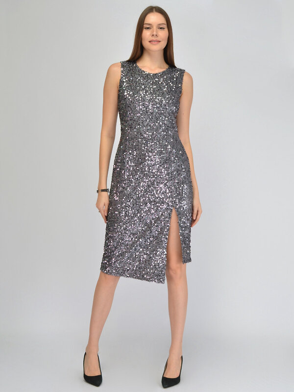 VISERDI Платье 574723 10456-срб 4351540 серебристый