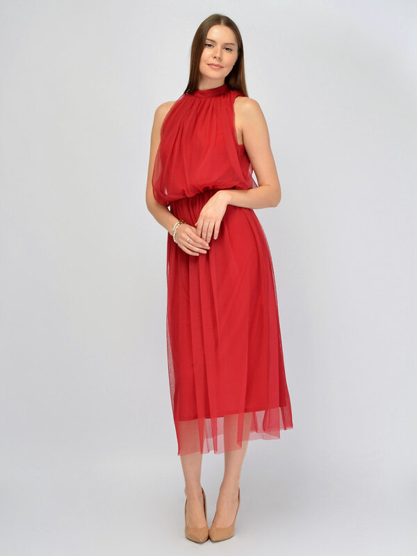 VISERDI Платье 574724 10455-крс 4352315 красный
