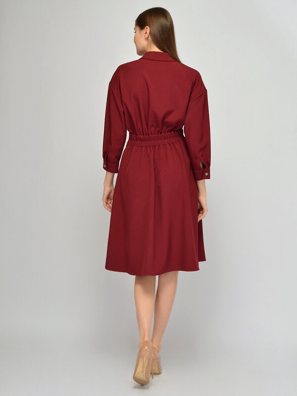 VISERDI Платье 574738 9047-вин 4452030 винный