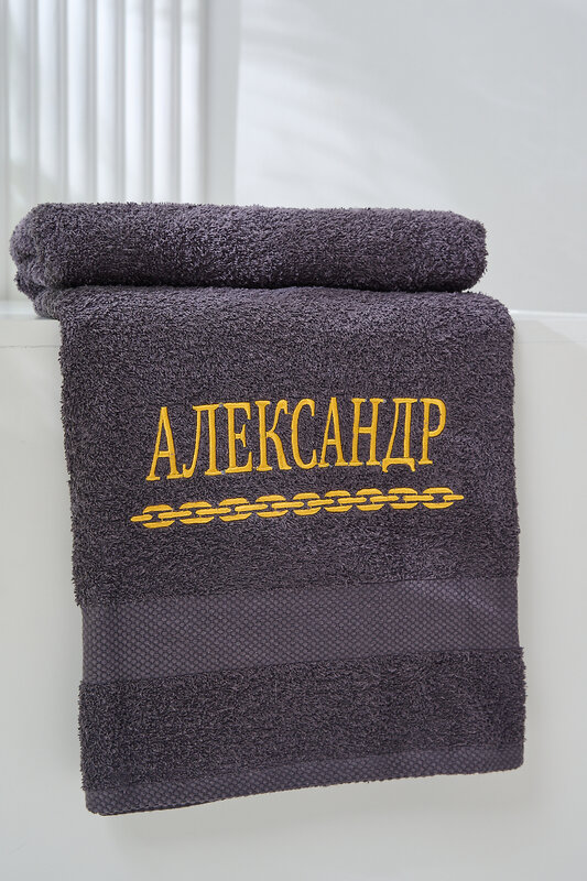 Натали Полотенце 574739 14418 графит+Александр