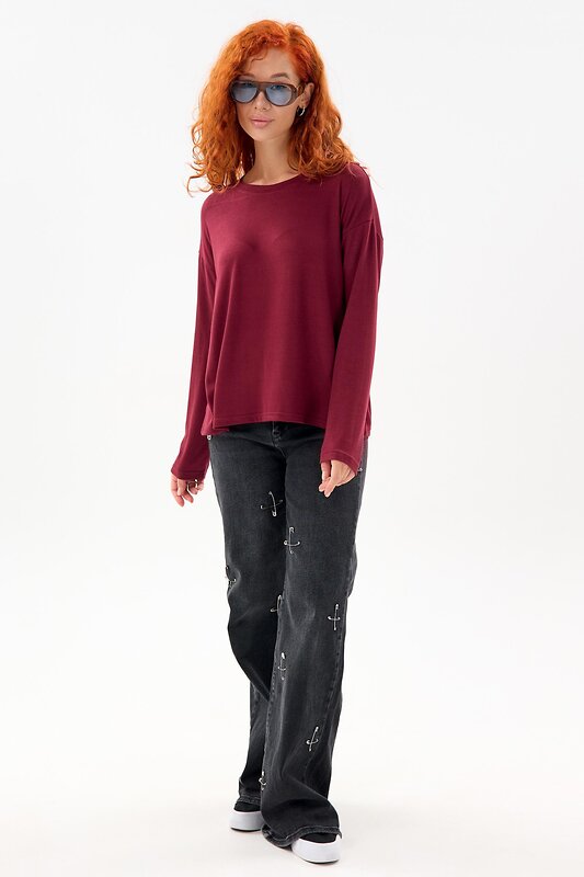 Lika Dress Лонгслив 574748 10637 Бордовый