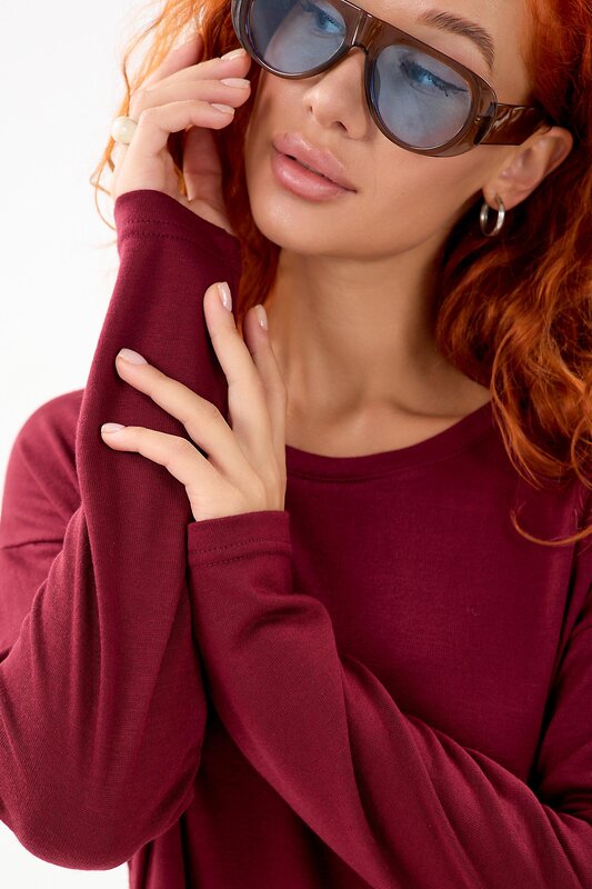 Lika Dress Лонгслив 574748 10637 Бордовый