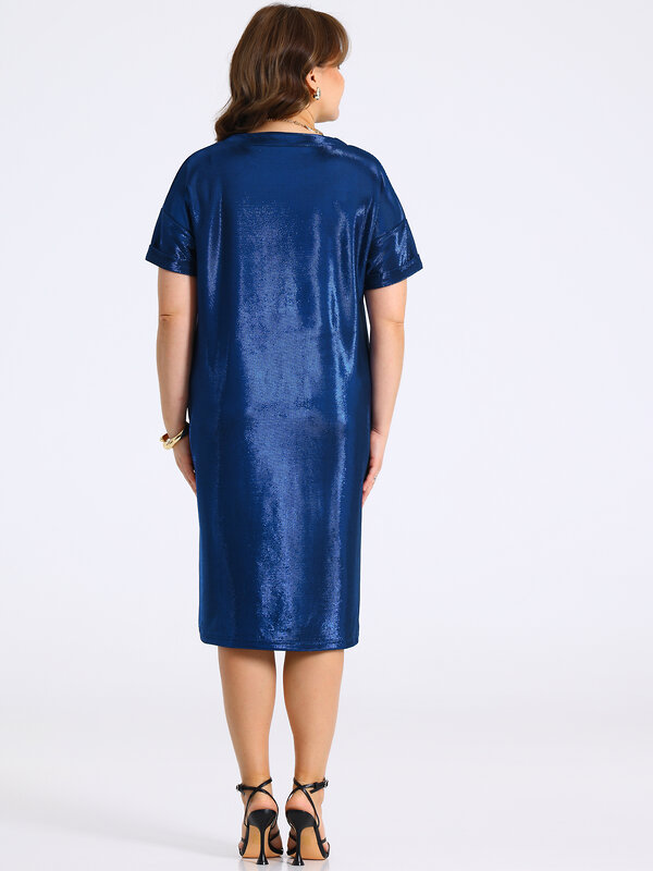 Апрель Платье 574753 1ЖПК4887933 василек с блеском