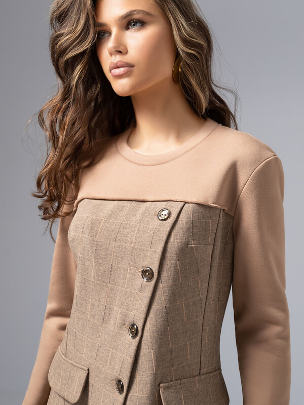 CHARUTTI Свитшот 574766 12378 Бежевый