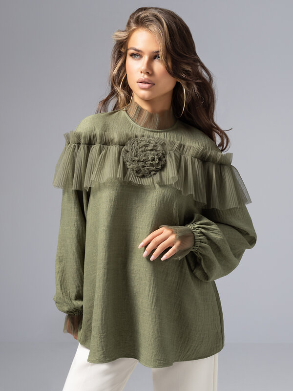 CHARUTTI Блуза 574789 12444 Зелёный