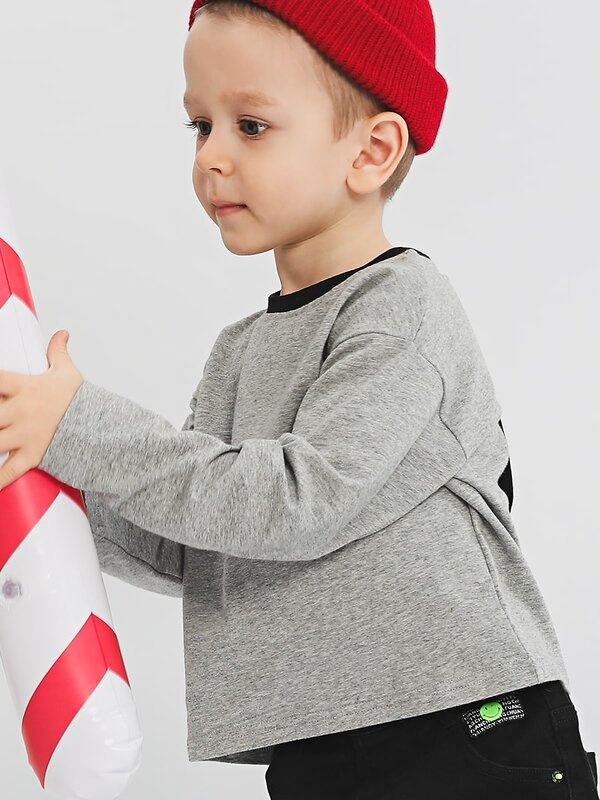 Соль&Перец Лонгслив 574800 SP0438KF серо-черный