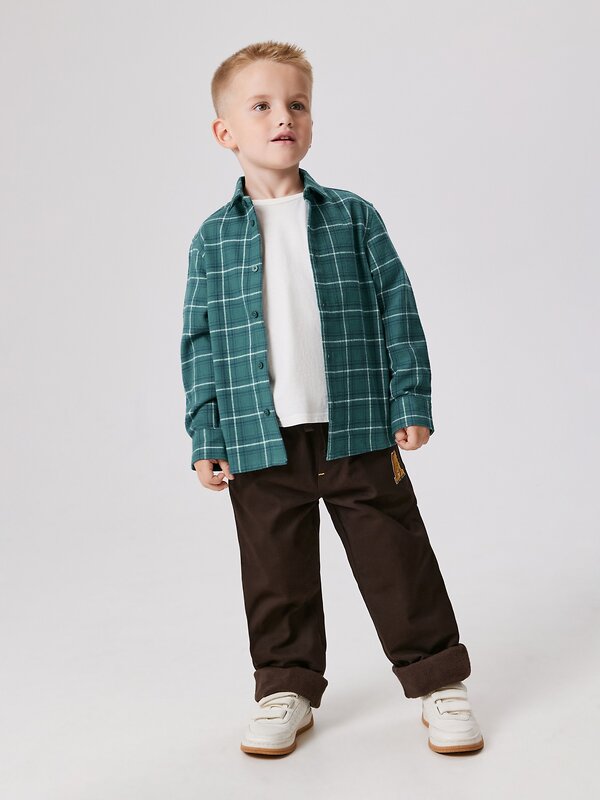 Acoola Сорочка 574832 20130280041 зеленая клетка