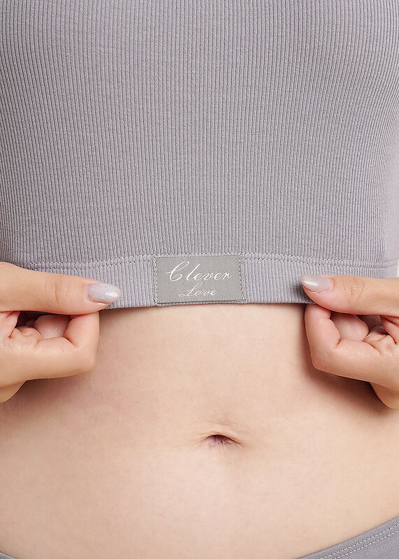 CLEVER Майка 574862 LT15-1176бк серый