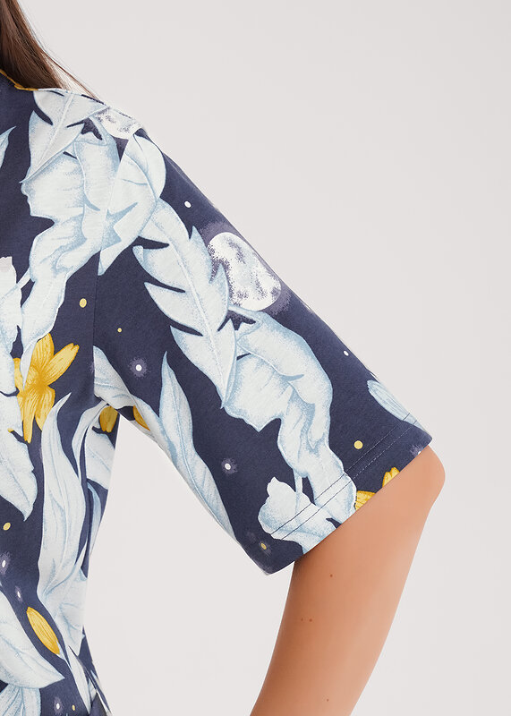 CLEVER Платье 574890 LDR15-1209 т.синий/св.серый