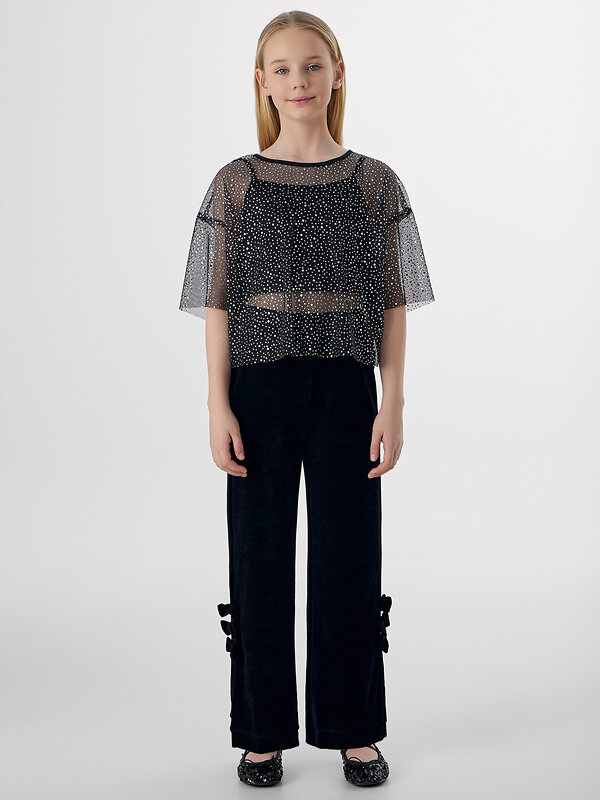 MARK FORMELLE Блузка 574901 127954 блестки на черном