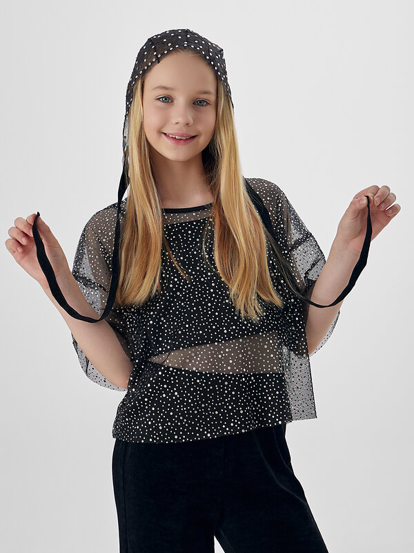 MARK FORMELLE Блузка 574901 127954 блестки на черном