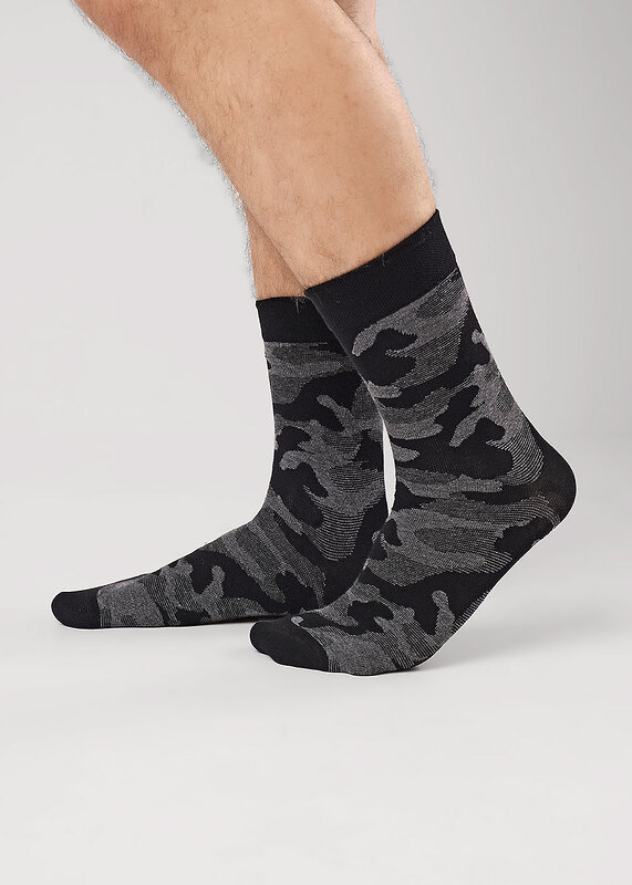 CLEVER Носки 574905 К6565Л меланж т.серый