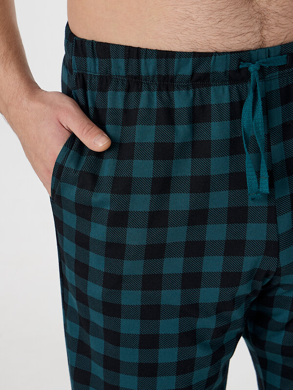 MARK FORMELLE Брюки 574929 581136 черная клетка на зеленом