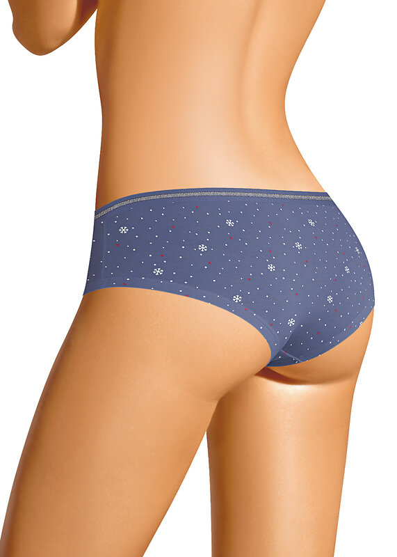 CLEVER Трусы 574930 SH1138/3к джинсовый/молочный