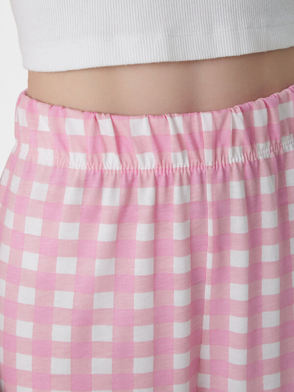 MARK FORMELLE Брюки 574931 587001 бело -розовая клетка