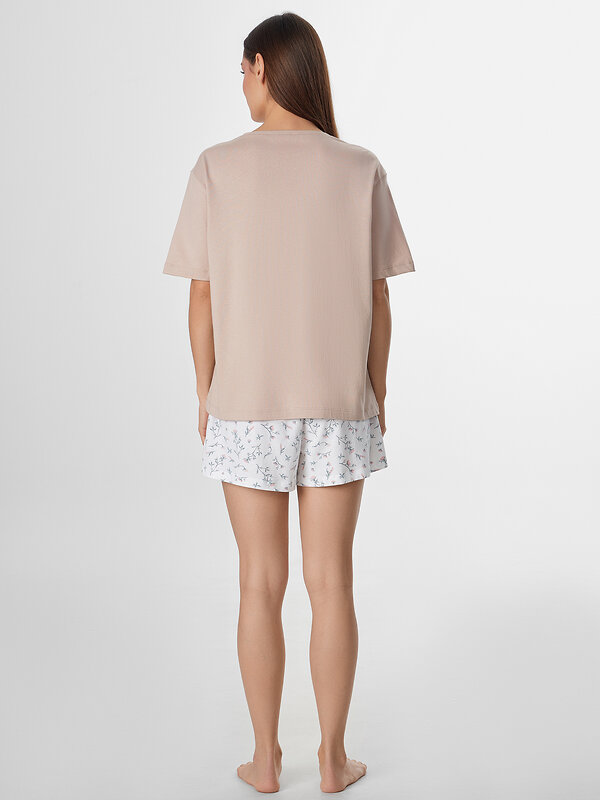 MARK FORMELLE Комплект 574961 592542 бежевый +цветы на холодном молоке