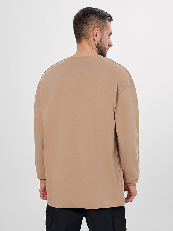 MARK FORMELLE Лонгслив 574967 121964 серебристый бежевый
