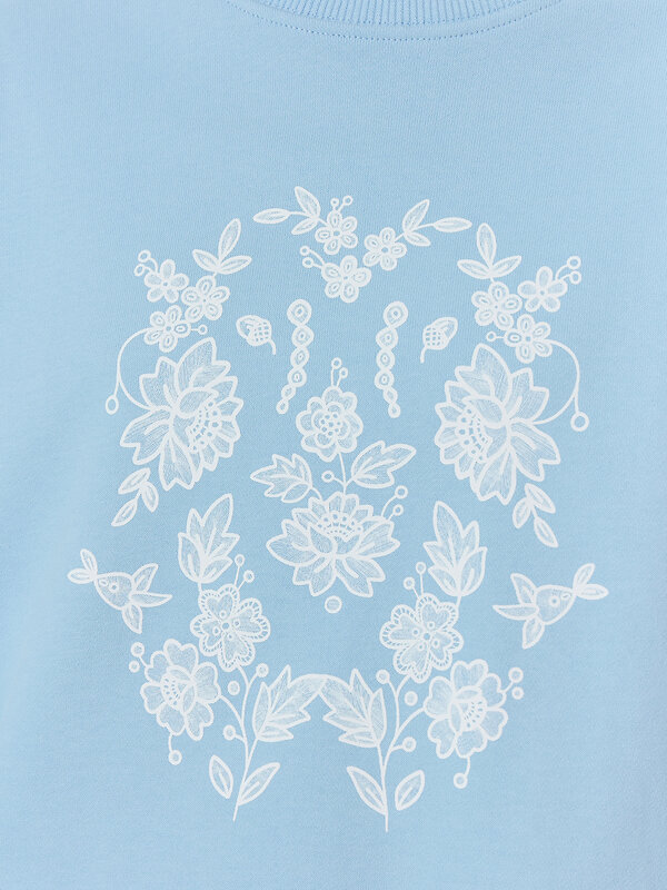 MARK FORMELLE Свитшот 574980 122813/1 св.голубой +печать