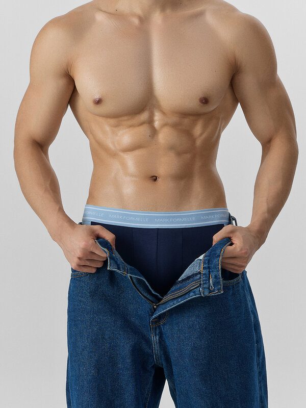 MARK FORMELLE Трусы 575013 411224 глубокий синий +пыльно -голубой