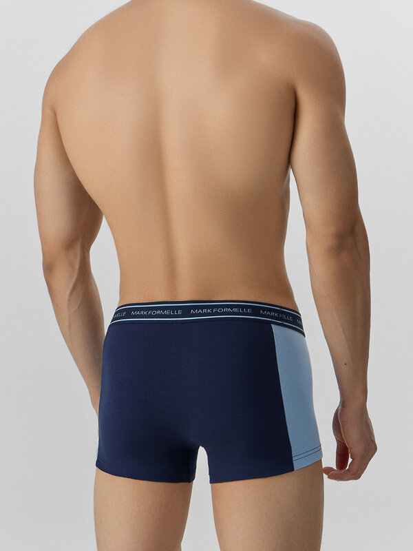 MARK FORMELLE Трусы 575014 411224 глубокий синий +пыльно -голубой1