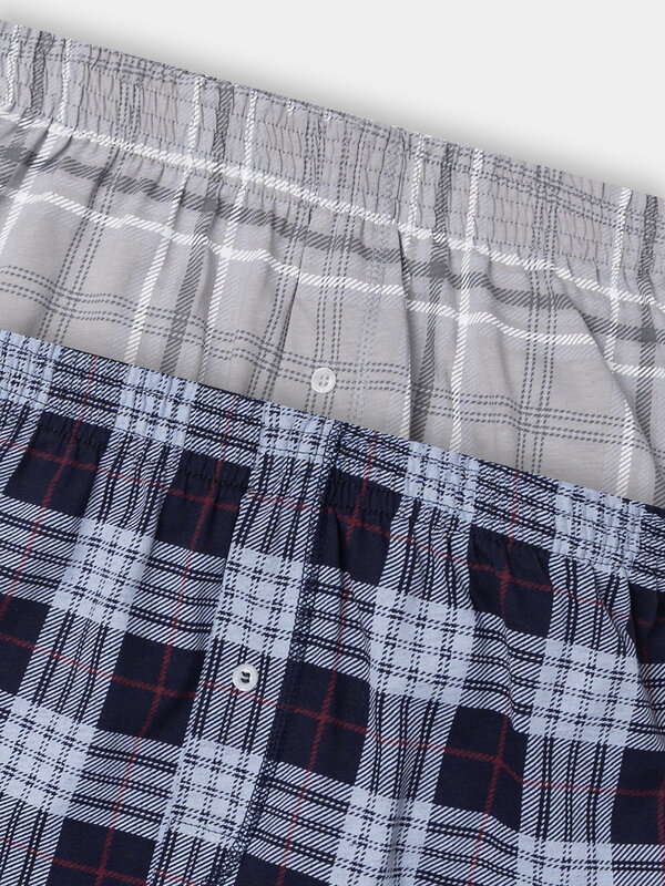 MARK FORMELLE Трусы 575022 411152-2 св.серая клетка +голубая клетка на т.синем