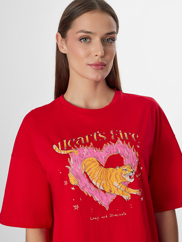 MARK FORMELLE Туника 575024 512079 красный +печать