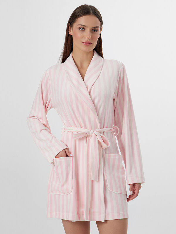 MARK FORMELLE Халат 575030 552293 розовая полоска