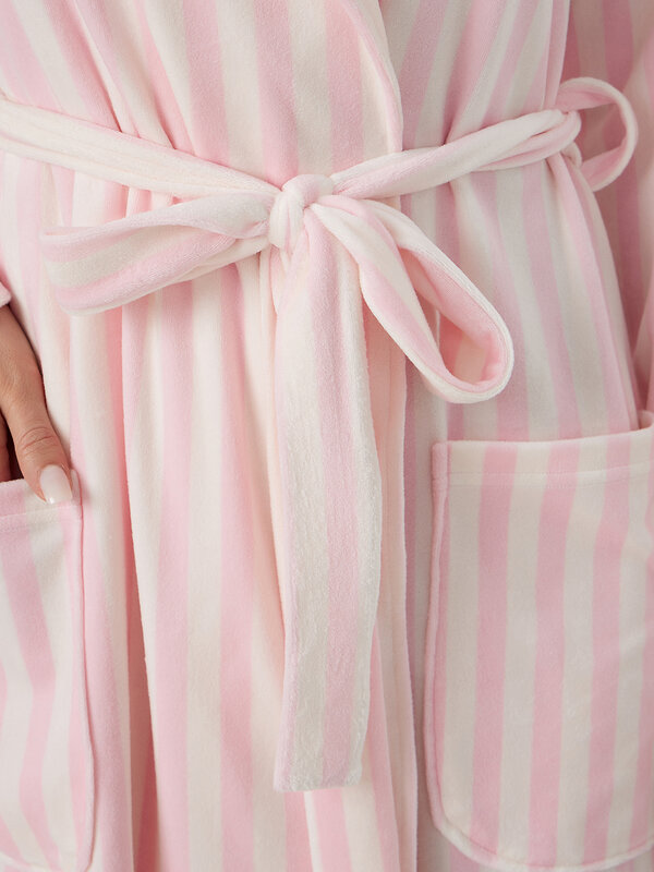 MARK FORMELLE Халат 575030 552293 розовая полоска