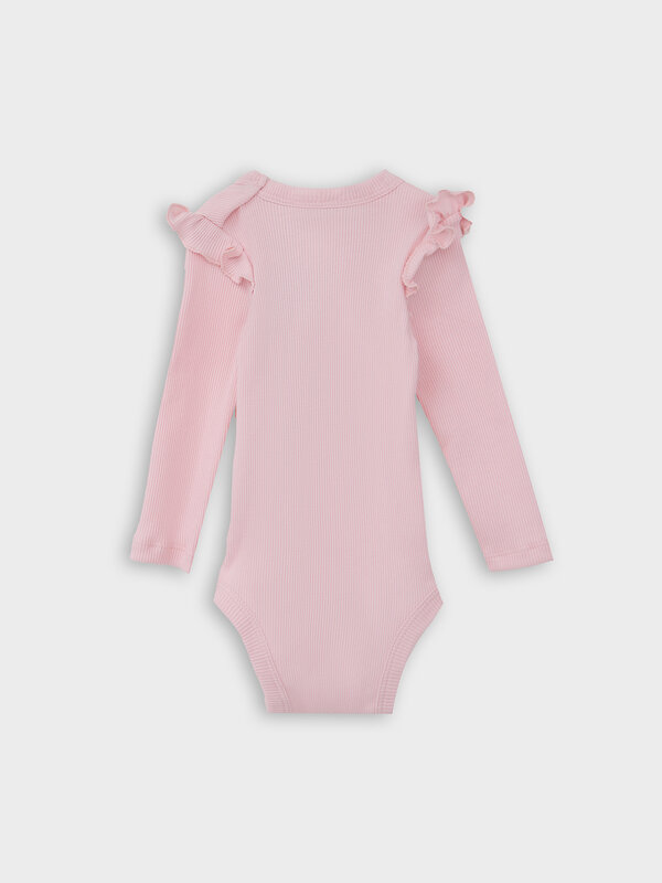 MARK FORMELLE Боди детское 575037 13017-2 розовый +цветочки на розовом