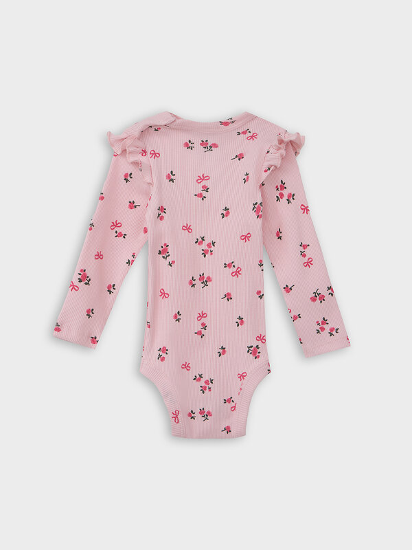 MARK FORMELLE Боди детское 575037 13017-2 розовый +цветочки на розовом