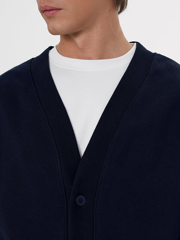 MARK FORMELLE Кардиган 575047 121957 сине -черный